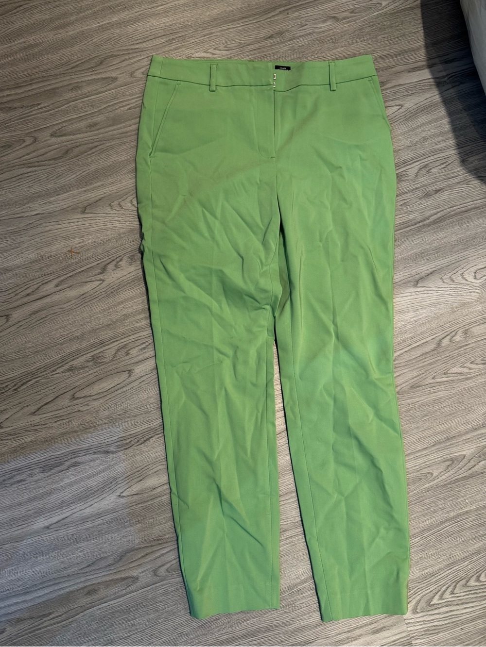 RW&CO. Bright Lime Green Cropped Ankle Pants
